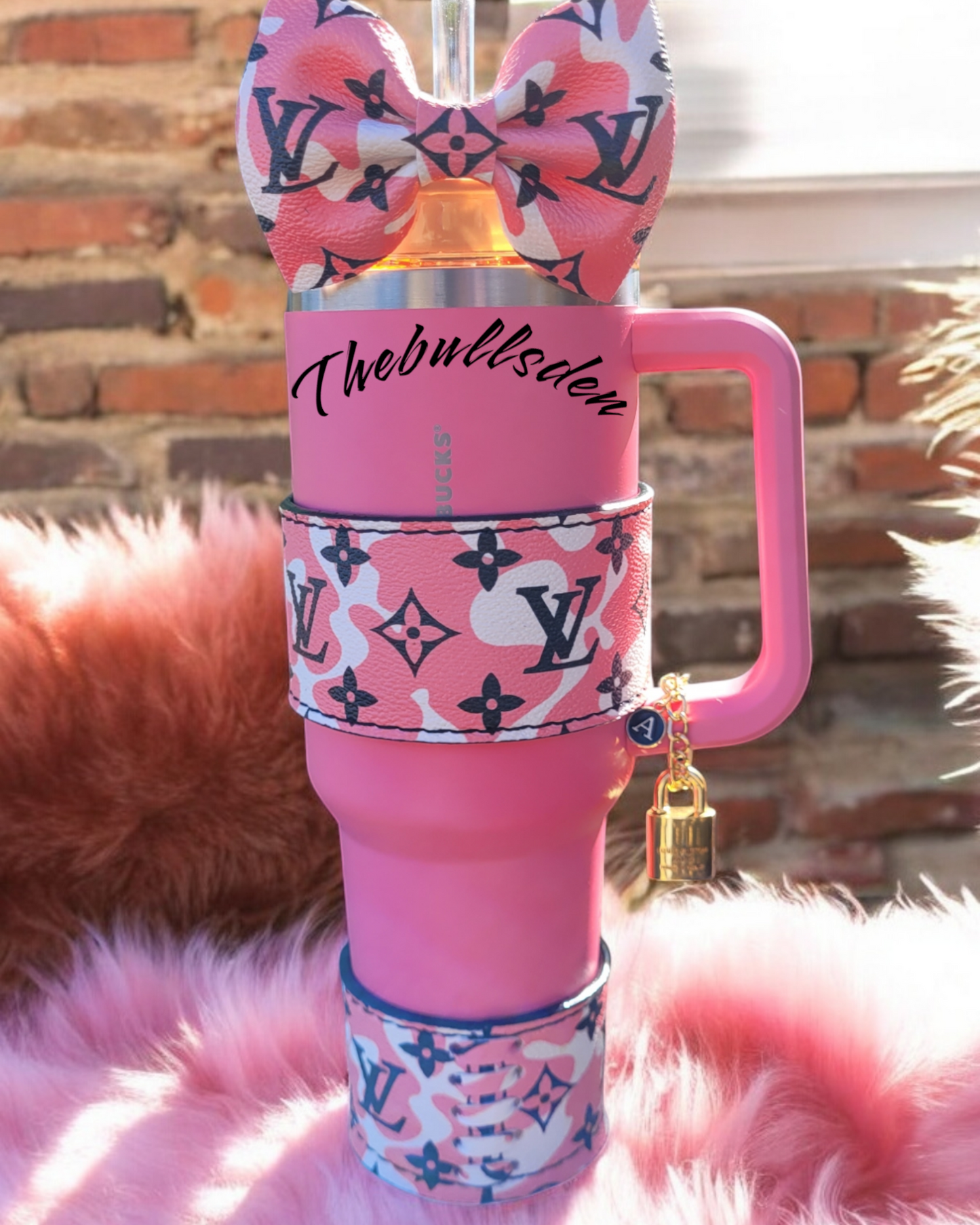 Stanley LV Pink Camo Leather Set