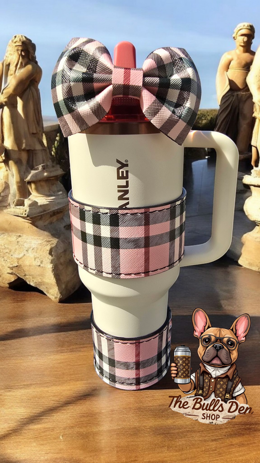 STANLEY PINK & BLACK BURBERRY SET