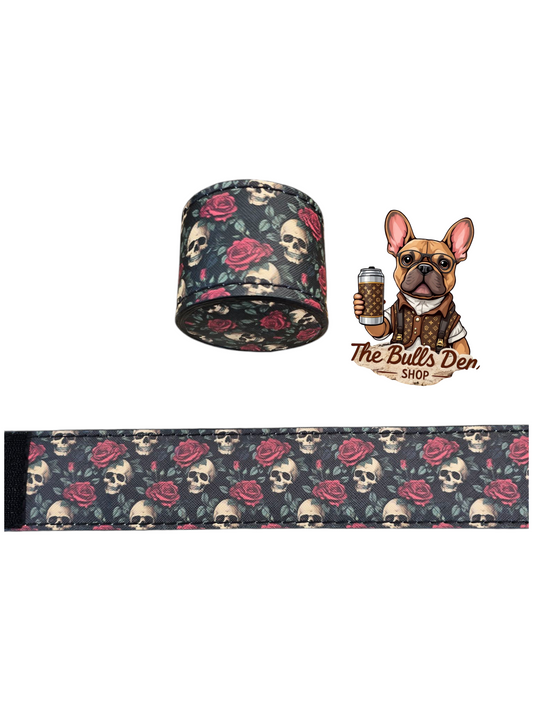 STANLEY skulls & roses Leather Boot & Wrap